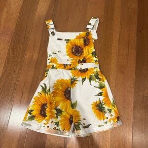 Sunflower Print Dress